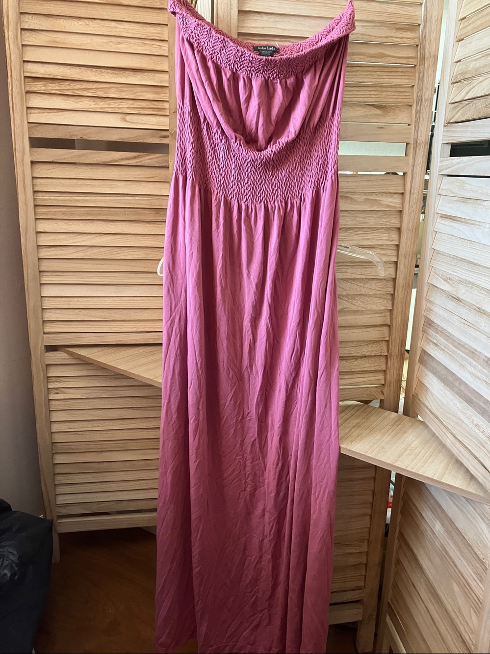 Soho lady strapless plus size dress one size fits most NWT
